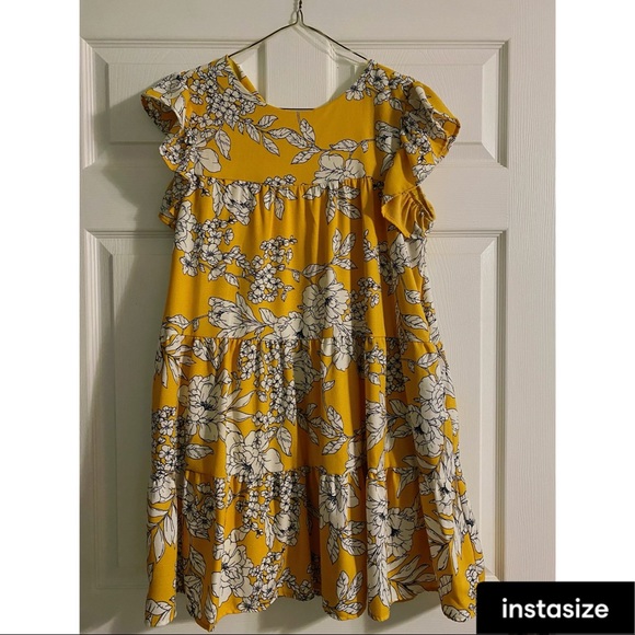 Flutter Sleeve Dress - Picture 1 of 2